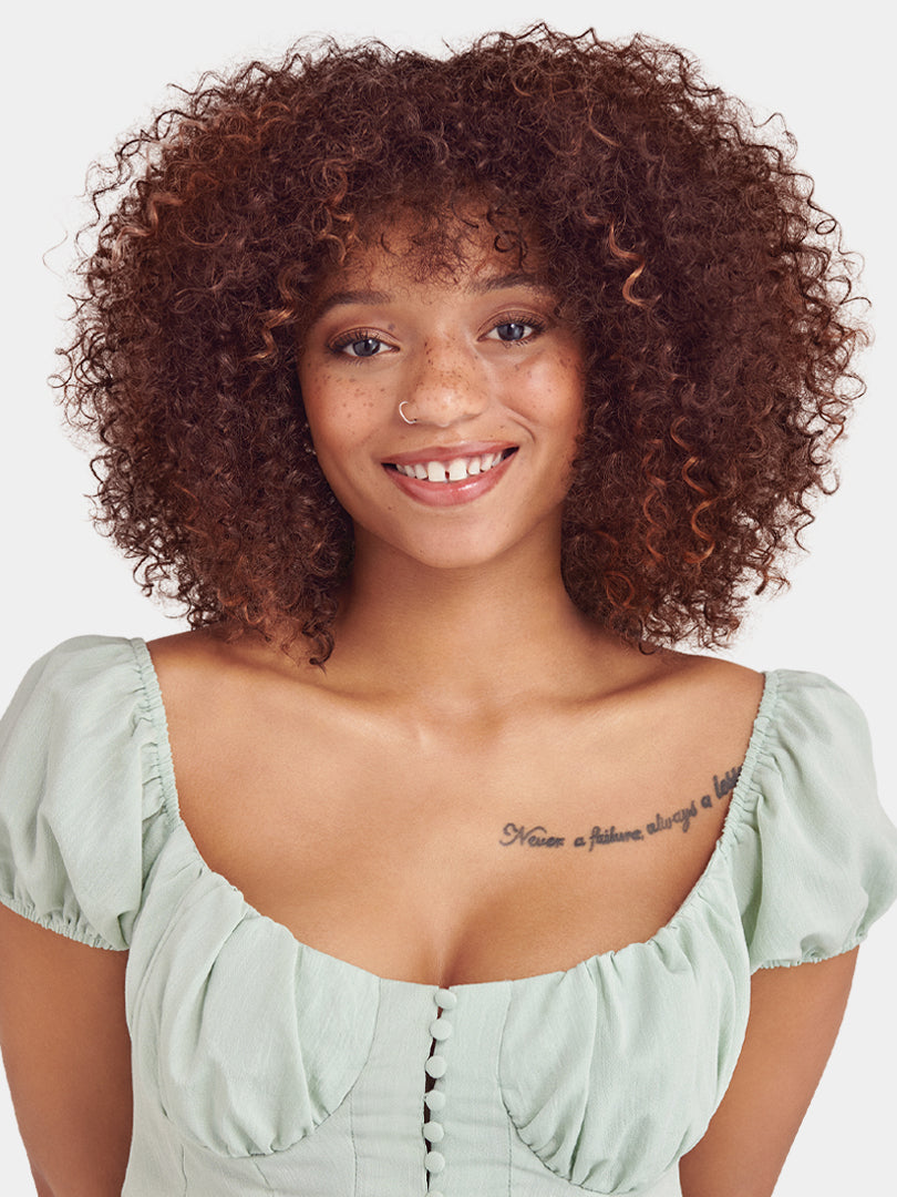 Kinky Curl 14" Half Wig - KYRA
